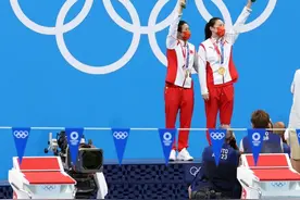 独家图片｜施廷懋/王涵摘得跳水首金，“三十而立”正精彩图片