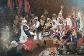 甘肃的草原 甘肃的哈萨克图片