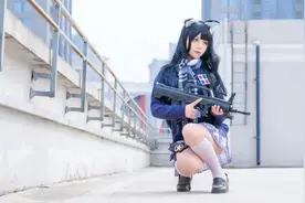 cos少女前线95式纯白毕业祭图片