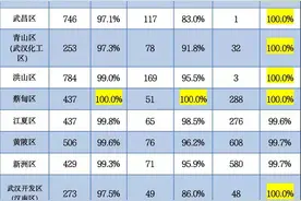 武汉这两个区，无疫情小区占比100%！图片
