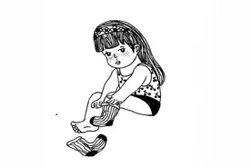 简笔画小女孩的日常，家里有女儿的赶紧收藏起来，骗生女儿系列图片