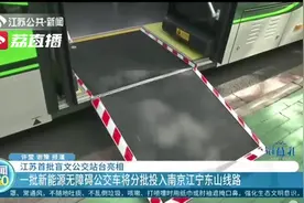 盲人触摸下就能知道站台车辆信息 江苏首批92个盲文公交站台亮相图片