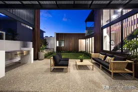 428m²清新北欧风格别墅，客厅与花园相连不能再美了图片