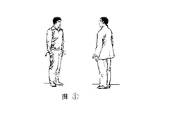 身如弹簧、劲走螺旋 、一横一竖定乾坤图片