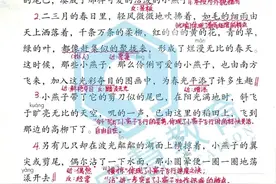 三年级语文下册《燕子》学习重点——一线教师备课手稿！图片