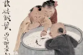 她画几个不正经的老头，作品好评超过范曾大师，人物充满雅拙之气图片