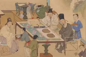 《韩熙载夜宴图》：1000年来疑点重重，高清放大后，细思恐极图片