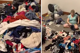 美国32岁女子怀上第12个孩子 每天洗2堆衣服每周换600块尿布图片