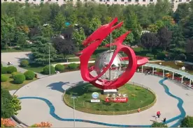 实拍 | 高陵区马家湾实景航拍，渭河大桥、泾渭路、泾渭广场......图片