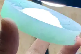 老坑木那冰种晴水手镯饼图片