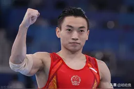男子双杠邹敬园夺冠肖若腾无缘奖牌，管晨辰掉木第五，再现袋鼠摇图片