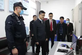 市委常委、政法委书记庞科伟到兴宾区法院调研图片
