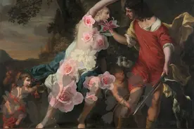 欲望的恶果——油画《维纳斯和阿多尼斯》欣赏图片