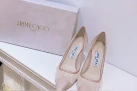 JimmyChoo水晶鞋的魅力，每个女人粉色的梦，上脚性感又光彩动人图片