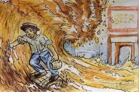 啤酒引发的“天灾”，1500吨啤酒泄露，淹死数人图片