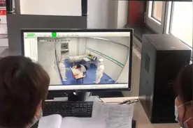 大连市第六人民医院​直击隔离病房内一场特殊的考试图片