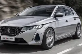 法系新车：2022款标致308两厢实车，配新外观，三种动力图片