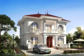 云南西双版纳刘总风光回村，花30万盖巴洛克风别墅，却被嘲笑难看图片