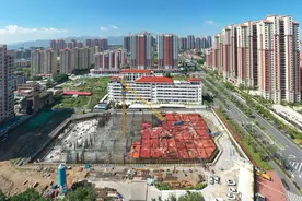 龙文：市二实小迎宾校区扩建项目最新进展来了，建成后长这样！图片