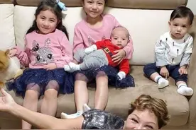 爱国港星肥妈开直播4天赚40万，在内地买5套房，要留给19个子孙住图片