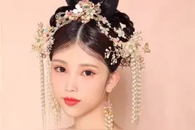 仙仙仙！超美的新娘古风发型图片