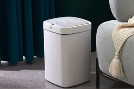 垃圾桶成精！垃圾靠近自动开启，0.3秒极速开盖，消灭垃圾异味图片