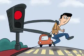 今起，上海闯红灯、乱穿马路直接罚款！在杨浦，已有人收到罚单图片