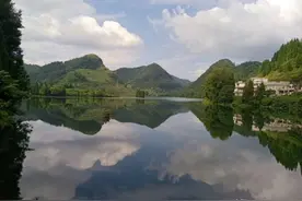 织金县后寨乡红阳水库，云贵高原大山深处一个美丽的地方图片