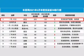 探岳上演“冰火两重天”5月份投诉多销量也不少 大众又香了吗？图片