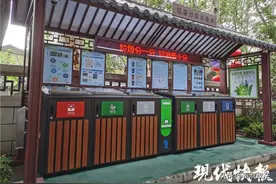 南京鼓楼区首座示范型餐厨垃圾处理站一天产5吨有机肥图片