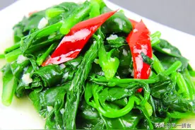 很多人都不知道木耳菜怎么做，厨师长教你家常做法，清脆爽口图片