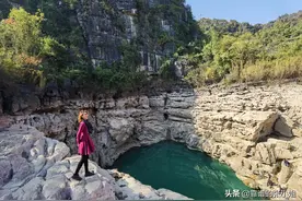 广西发现无底洞潭水，潜水员到100米返回，有人在140米丢命图片