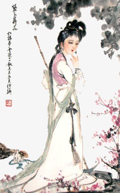 黛玉下联：花谢花飞花满天       请才子佳人妙对！