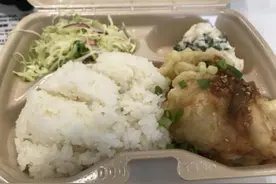 日本男子晒“寒酸”员工餐，实物VS员工宣传手册，差距有点大图片