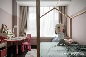 拯救中式老气精装房，只靠「刷墙+软装」瞬间变身，他家太会装了图片