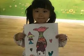 美人鱼画画图片