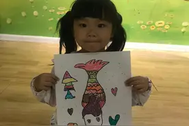美人鱼画画图片