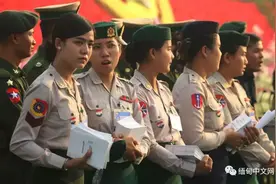缅甸建军节今天隆重举办，三军总司令敏昂莱大将却缺席了图片
