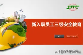 新入职员工三级安全教育（精品50页PPTX）图片