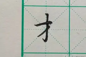 每日一字之“才”图片