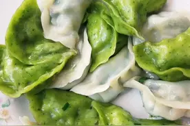 这款素饺子，不需要蘸料，吃起来比肉馅还香图片