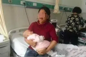 5年前吃奶太用力，被妈妈拿剪刀划花脸的男婴，现状令人欣慰图片