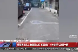 巷道多出私人专属停车位 职能部门：涉嫌侵占公共土地图片