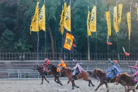 无锡一座以四大名著为主的景区，马术杂技演出不断，游客直呼精彩图片