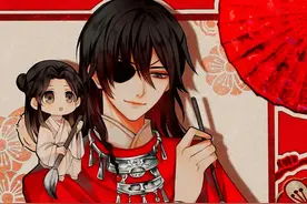 天官赐福：谢怜化身书法老师，花城演示“鬼画符”，直呼好看图片