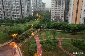 四川成都：早晨八点感觉天还没亮 雷声雨声出门一定要注意安全图片