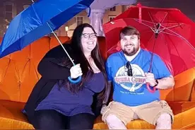 172公斤英国妹子太胖不敢结婚，推迟婚礼3年减掉了半个自己图片