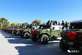 高原战士再添战场新利器！西藏军区边防部队列装三代猛士突击车图片