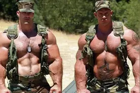 军人肌肉对比：美军强壮，我军结实，印度的长这样？图片