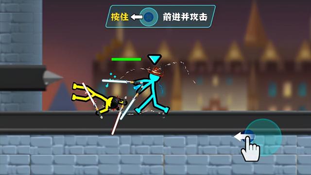 一款趣味横生的火柴人题材的格斗游戏